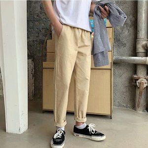 Unisex Acrius Size Large Cropped Straight Leg Pants